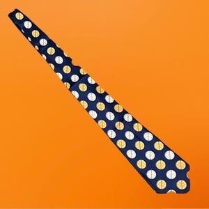 Gorgeous Neck Tie Navy & Orange